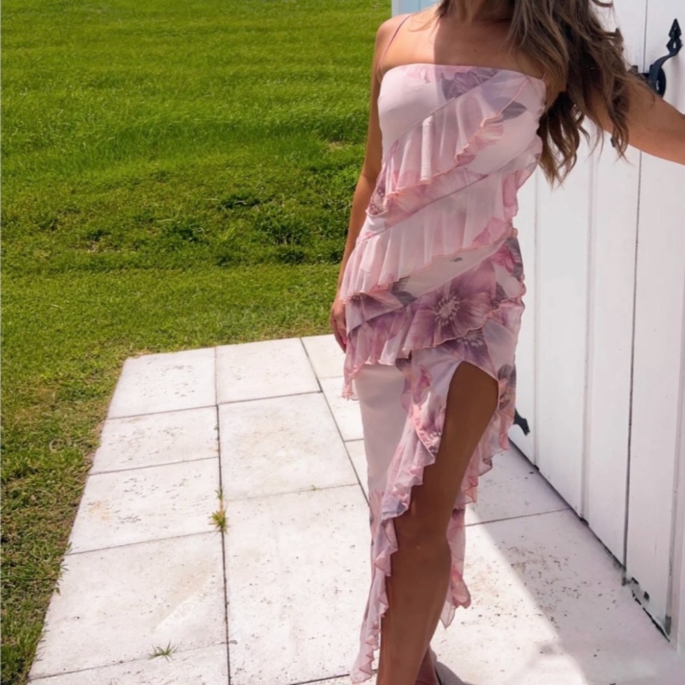 Pink Floral Dress ✨